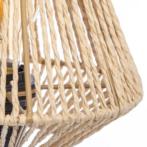 Candeeiro de mesa JILY natural ETNIC em corda