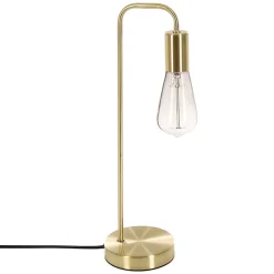 Candeeiro de mesa KELI dourado em metal