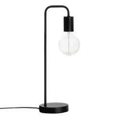 Candeeiro de mesa KELI preto em metal 45cm