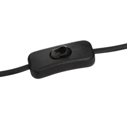 Candeeiro de mesa KOBY preto em cerâmica
