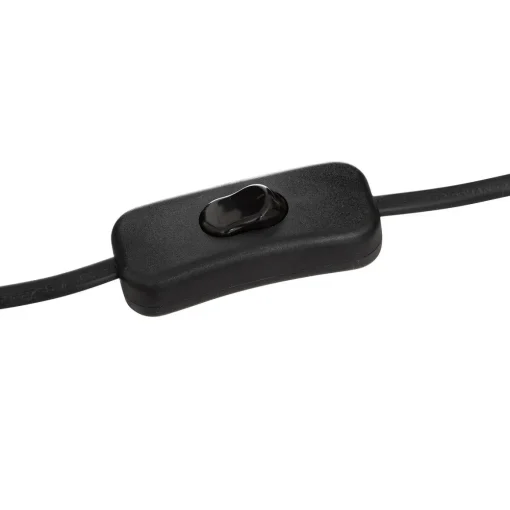 Candeeiro de mesa KOBY preto em cerâmica