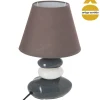 Candeeiro de mesa LENY com 4 pedras em cerâmica