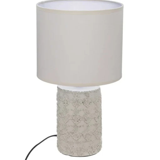 Candeeiro de mesa MELO bege em cerâmica