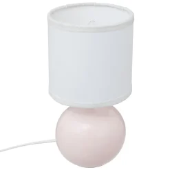 Candeeiro de mesa pérola rosa