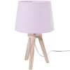 Candeeiro de mesa rosa 31x18,5cm