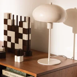 Candeeiro de mesa SAVIO em formato cogumelo 38cm