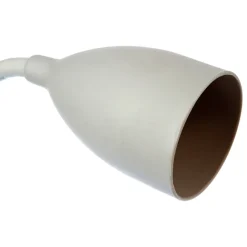 Candeeiro de mesa SILY cinza em silicone com pinça