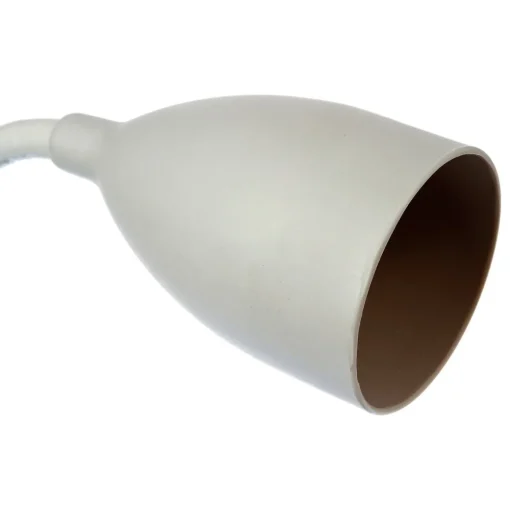 Candeeiro de mesa SILY cinza em silicone com pinça