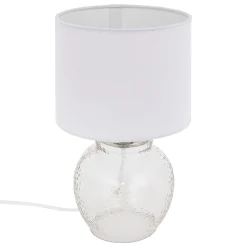 Candeeiro de mesa teva transparente em vidro