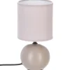 Candeeiro de mesa TIMEO bola em cerâmica taupe mate