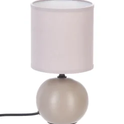 Candeeiro de mesa TIMEO bola em cerâmica taupe mate