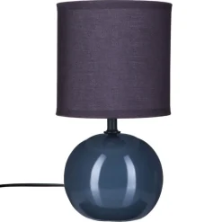 Candeeiro de mesa TIMEO bola cinza em cerâmica