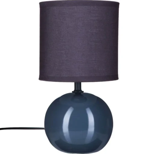 Candeeiro de mesa TIMEO bola cinza em cerâmica