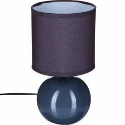 Candeeiro de mesa TIMEO bola cinza em cerâmica