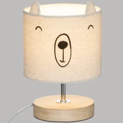 Candeeiro de mesa URSO linho 21x15cm