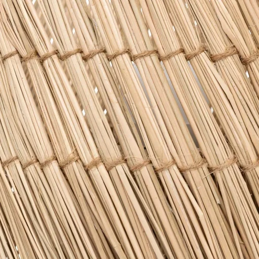 Candeeiro de mesa YONI bege em ráfia
