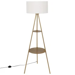 Candeeiro de pé ARTHUS dourado 163cm
