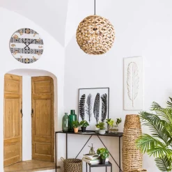 Candeeiro de pé bege SAND 118cm