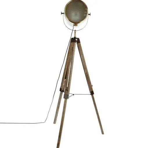 Candeeiro de pé EBOR bronze com tripé 152cm