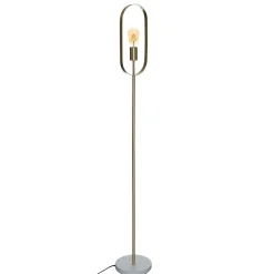 Candeeiro de pé EDI dourado 155cm
