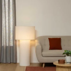 Candeeiro de pé Eira Branco 115cm