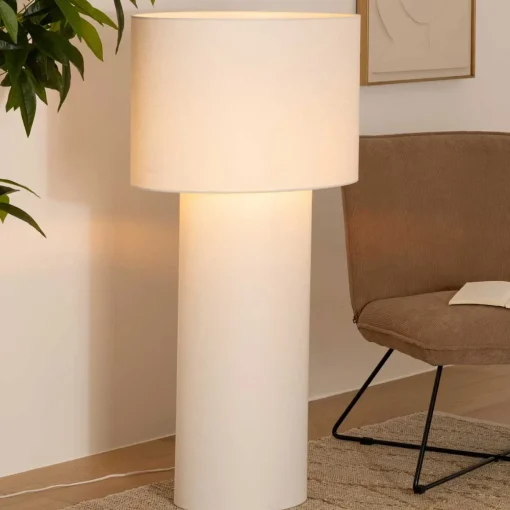 Candeeiro de pé Eira Branco 115cm
