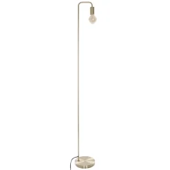 Candeeiro de pé KELI dourado em metal 150cm