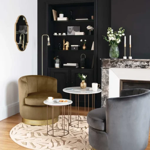 Candeeiro de pé KELI dourado em metal 150cm