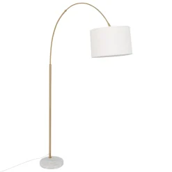 Candeeiro de pé TILIO 195cm dourado em metal