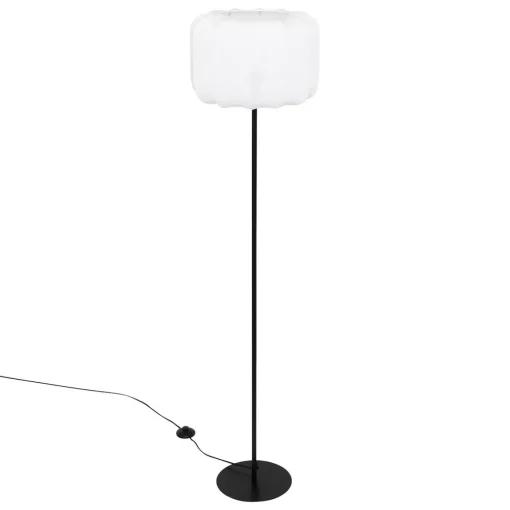 Candeeiro de pé TOBIE preto 150cm