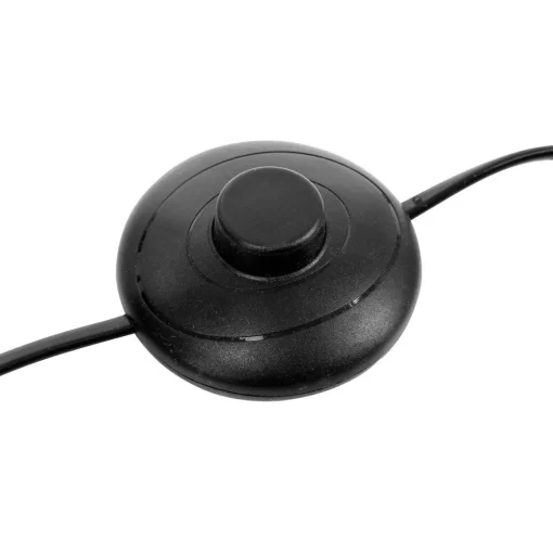 Candeeiro de pé TOBIE preto 150cm