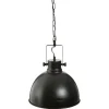 Candeeiro de teto basalt em metal preto