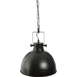 Candeeiro de teto basalt em metal preto