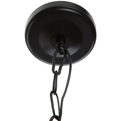 Candeeiro de teto basalt em metal preto