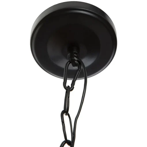 Candeeiro de teto basalt em metal preto