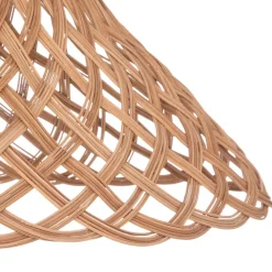 Candeeiro de teto CARAVANE bege em rattan
