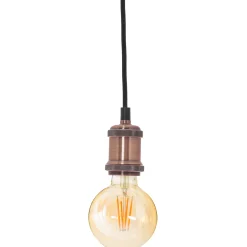 Candeeiro de teto decorativa em metal 136cm