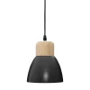 Candeeiro de teto DESY em metal preto