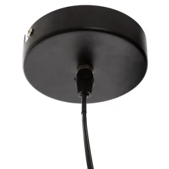 Candeeiro de teto DESY em metal preto
