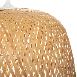 Candeeiro de teto ELIS bege em bambu 40cm
