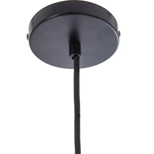 Candeeiro de teto em metal dourada