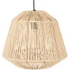 Candeeiro de teto etnic JILY redondo em corda