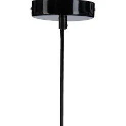 Candeeiro de teto FIL preto em metal