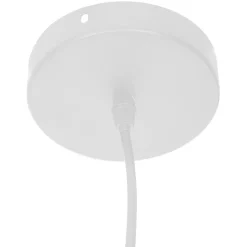 Candeeiro de teto FOLK bege em corda 58cm