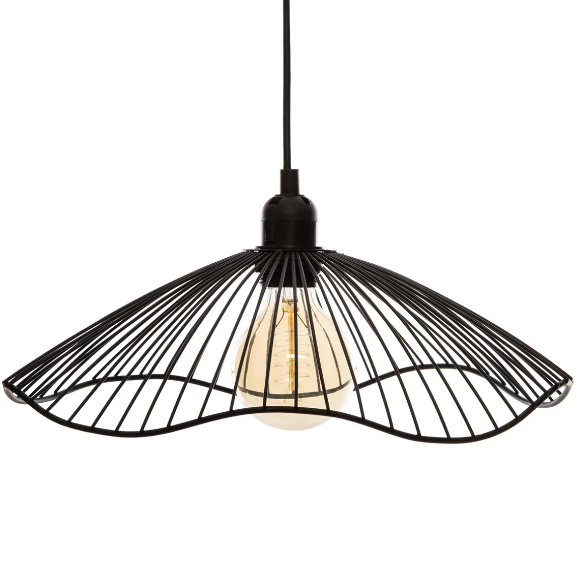 Candeeiro de teto GALT em metal preto