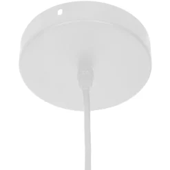 Candeeiro de teto JANICE bege em juta 38cm