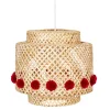 Candeeiro de teto LIBY com pompom 28cm