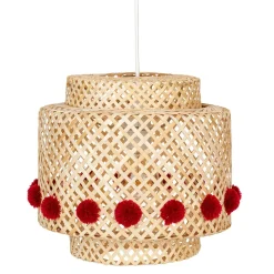 Candeeiro de teto LIBY com pompom 28cm