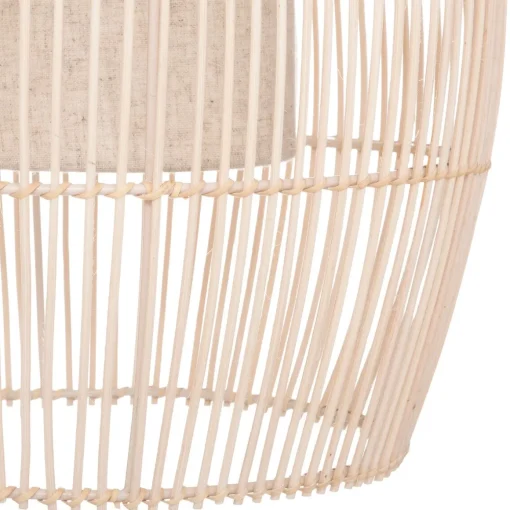 Candeeiro de teto MACY bege em rattan