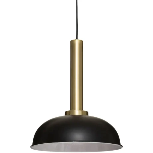 Candeeiro de teto MAZAL preto e dourado